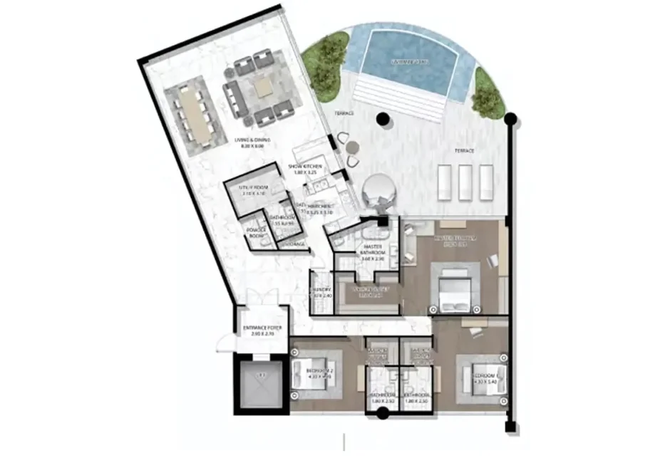 Bed Layout