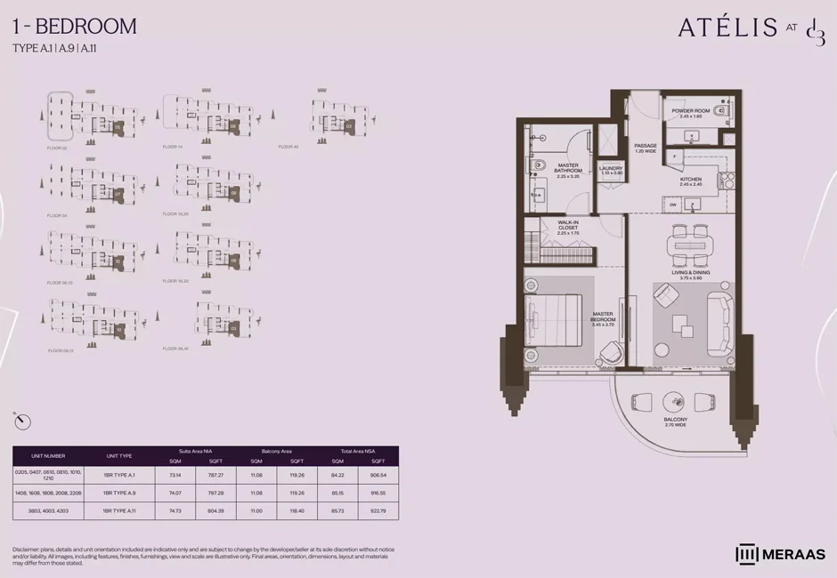 Bed Layout
