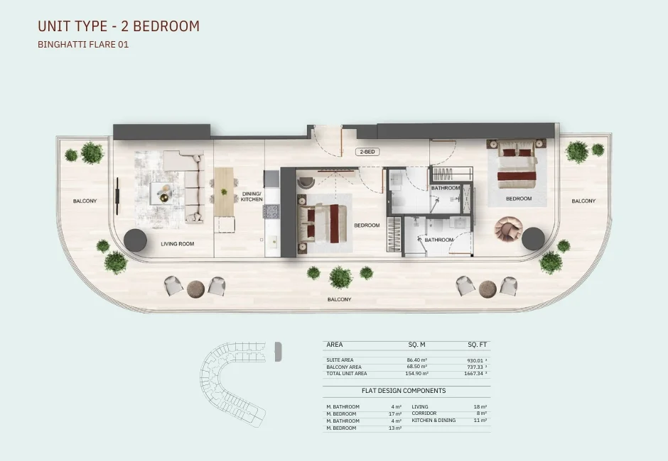 Bed Layout